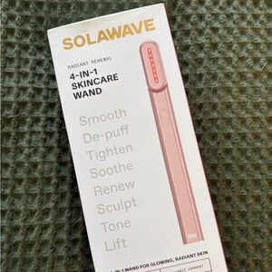 Solawave red light therapy wand - new in box
